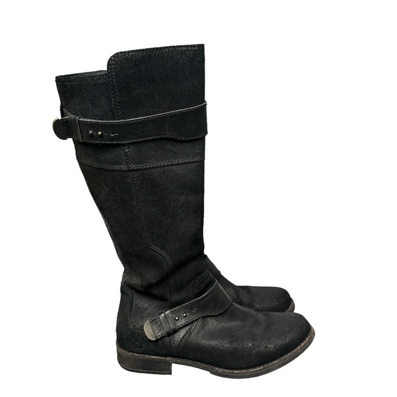 UGG Tall Black Boots Dayle Rider - Picture 3 of 11